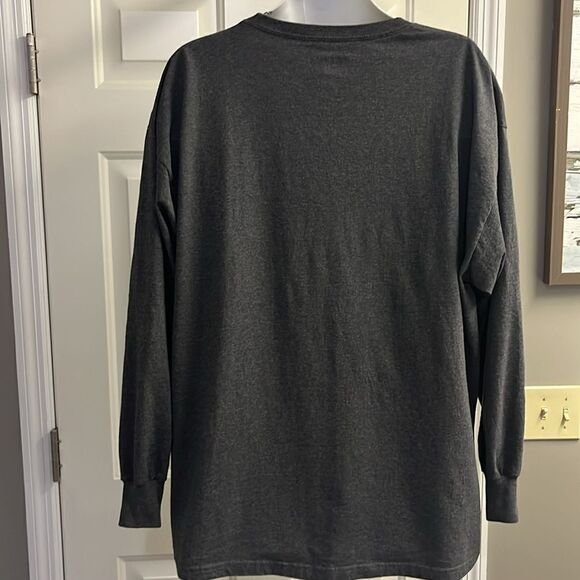 Authentic Majestic Heather Grey Philadelphia Phillies Long Sleeve T-Shirt- 2XL - Picture 7 of 10